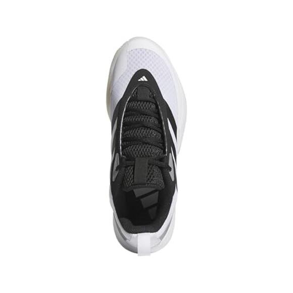 adidas Unisex Front Court Sneaker, White/Black/White, 10 US Men main image 4